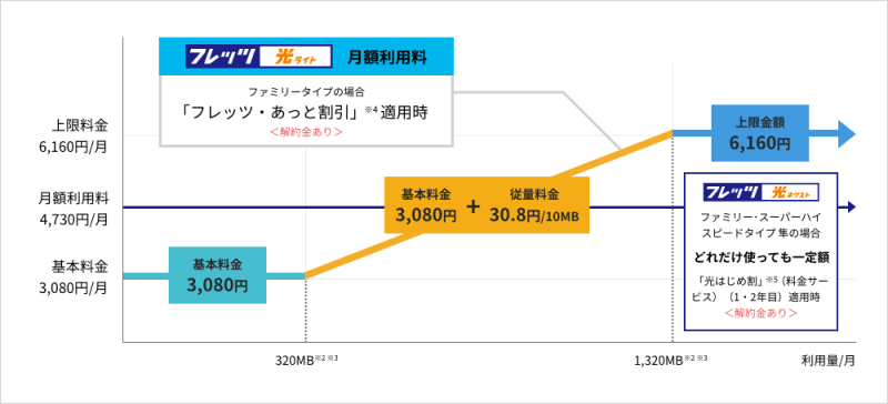 フレッツ光ライトのイメージ